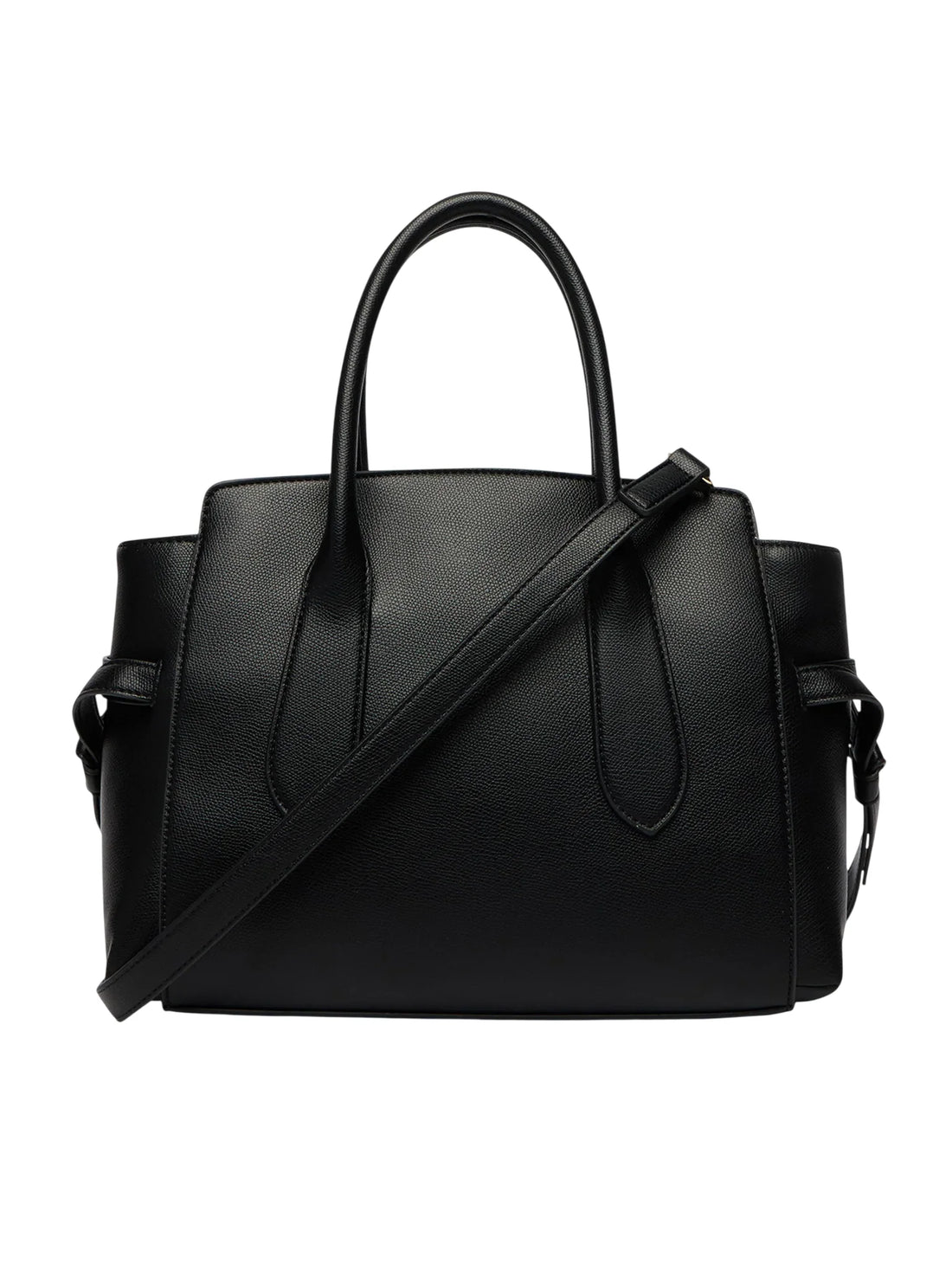 Love Moschino borsa a mano in ecopelle martellata con tracolla nero
