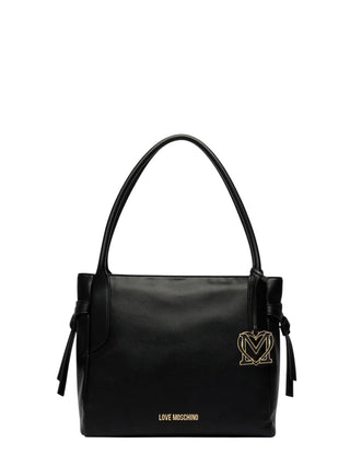 Love Moschino borsa a spalla in ecopelle martellata nero JC4056PP1P-LL0 000 MOSCHINO LOVE 