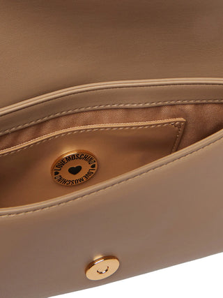 Love Moschino borsa a spalla donna in ecopelle tortora JC4058PP1P-LO0 105 MOSCHINO LOVE