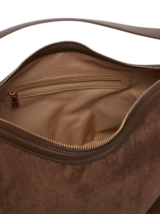 Love Moschino borsa a spalla donna in velour marrone JC4090PP1P-LD1 30A MOSCHINO LOVE 