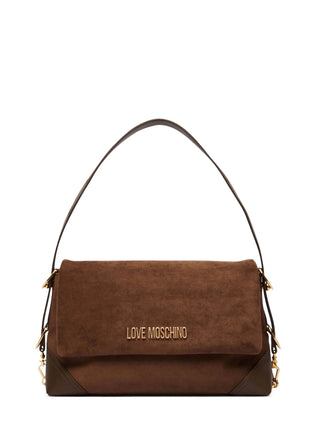 Love Moschino borsa a spalla in ecopelle scamosciata marrone JC4092PP1P-LD1 30A MOSCHINO LOVE 
