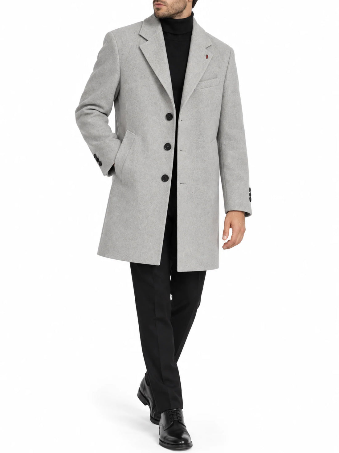 Mulish cappotto uomo misto lana Everest ecrù