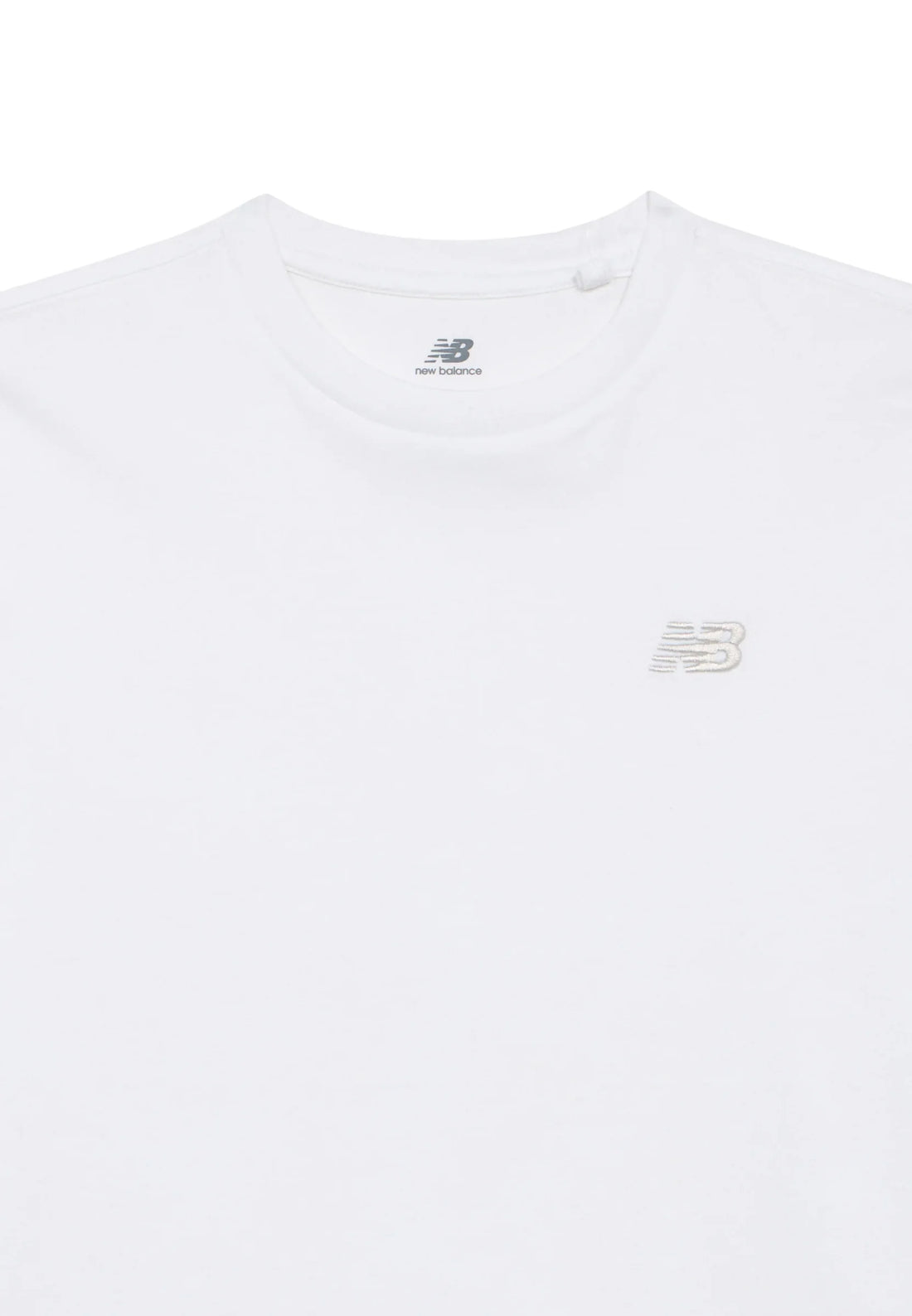 New Balance T-shirt manica corta bambino bianco
