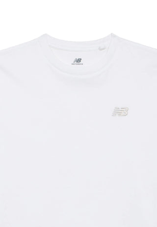 New Balance T-shirt manica corta bambino bianco LAKB0001 BWE NEW BALANCE