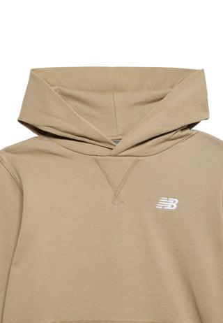 New Balance felpa con cappuccio unisex bambino con logo beige LAKB0003 SOT NEW BALANCE