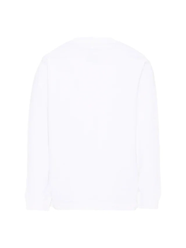 New Balance T-shirt bambino manica lunga con logo bianco LAKB0254 BWE NEW BALANCE
