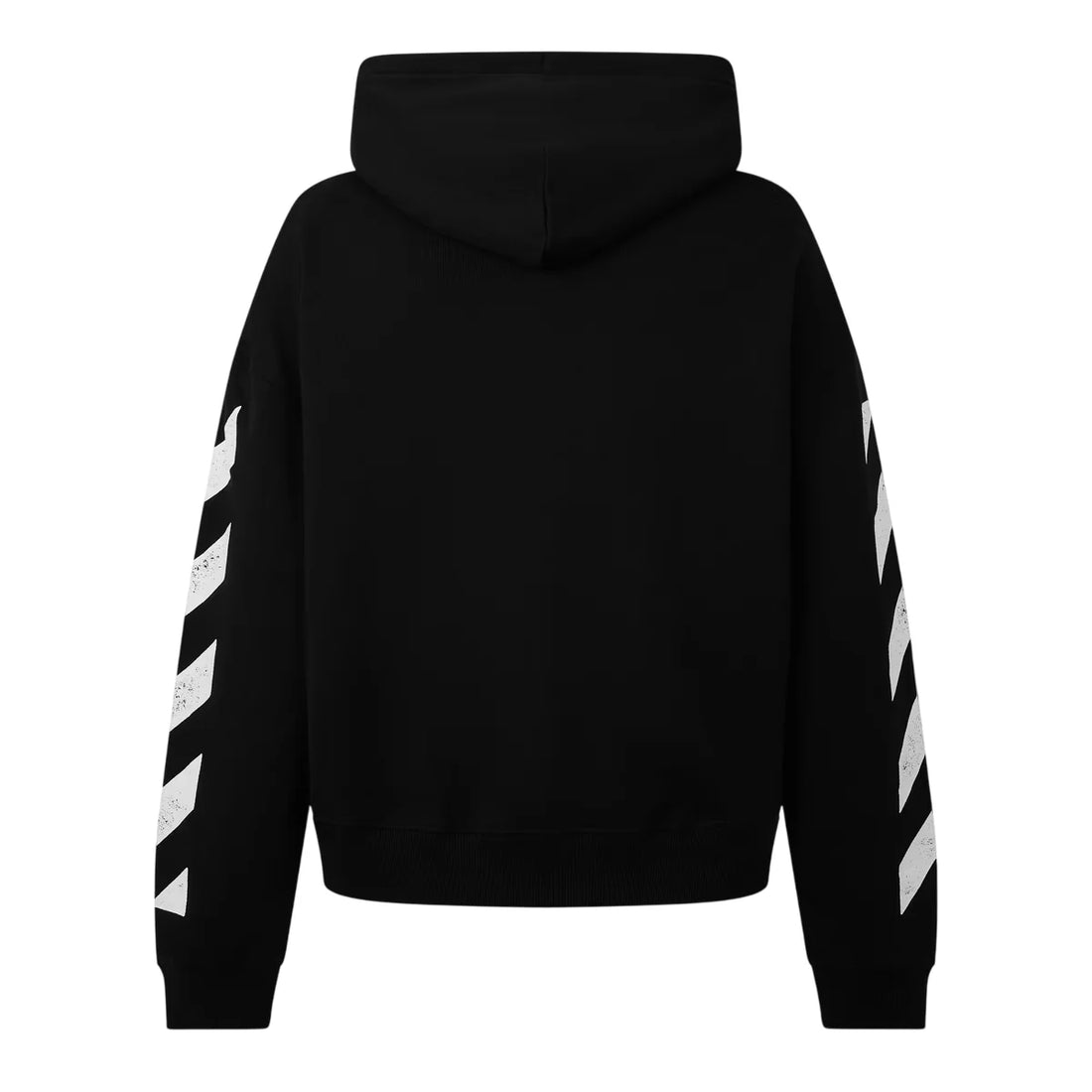 Off White felpa con zip e cappuccio bambino nero