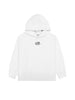 Off White felpa con cappuccio bambino stampa logo bianco