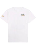 Off White T-shirt bambino manica corta con stampe logate bianco