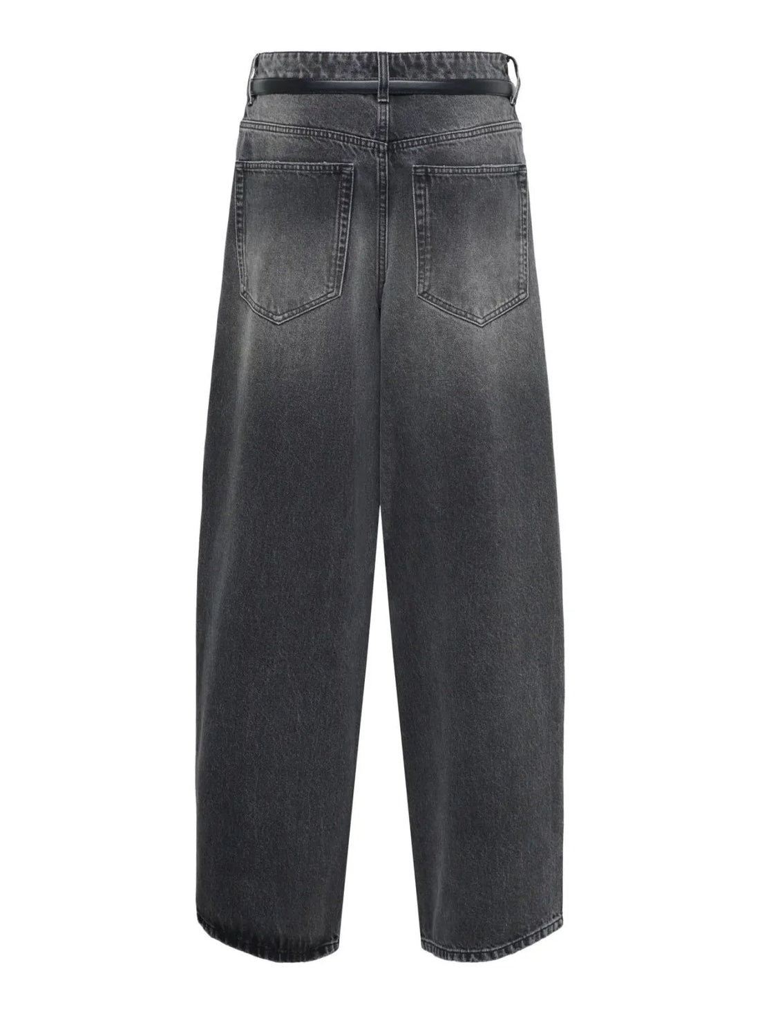 Only jeans donna Amber baggy vita bassa lavaggio nero