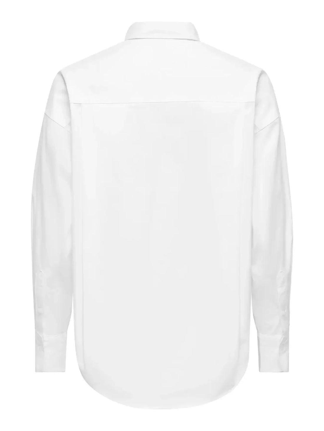 Only camicia donna manica lunga in cotone bianco