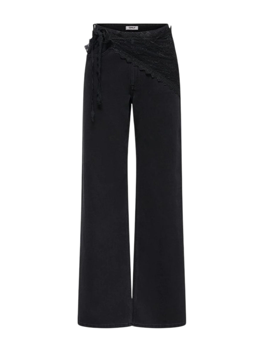 onljuicy hw widw scarf denim 15381780 BLACK DENIM ONLY 