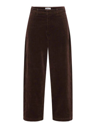 onlclair-flora cord barrel pant 15382132 COFFEE BEAN ONLY 