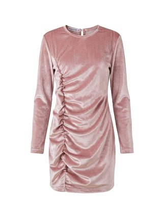 Patrizia Pepe abito corto drappeggiato  in ciniglia bambina rosa 7A0052-J0065 R906 PATRIZIA PEPE 