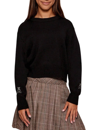 Patrizia Pepe maglia bambina misto lana nero 7K0069-K282 K103 PATRIZIA PEPE 