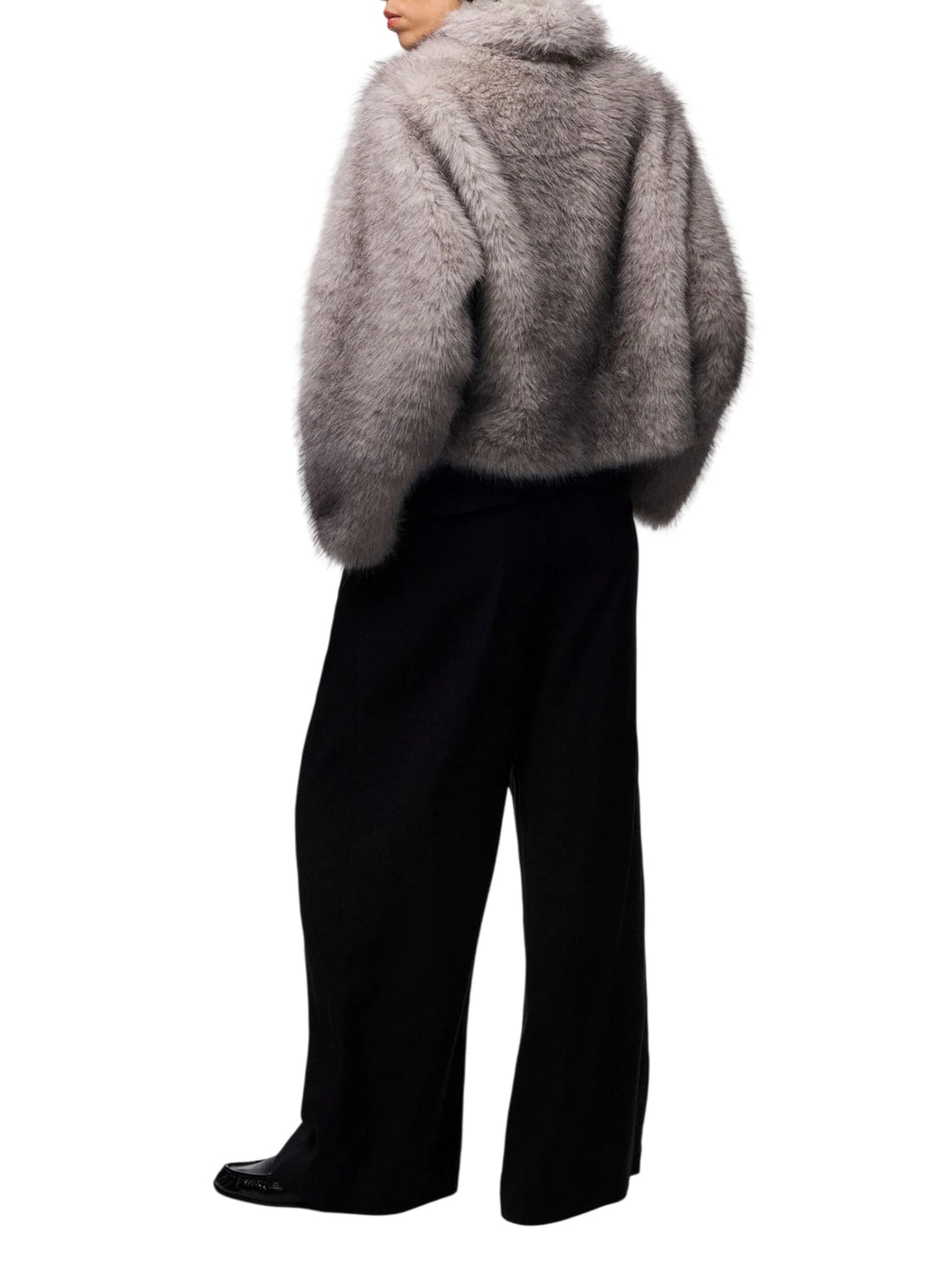 pcjilla short fluffy jacket