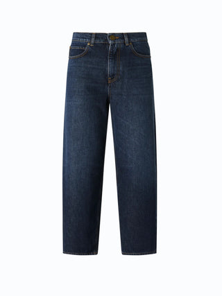 Pinko jeans donna barrel fit Estelle lavaggio medio