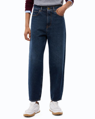 Pinko jeans donna barrel fit Estelle lavaggio medio