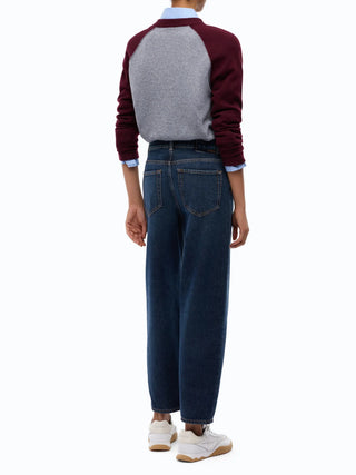 Pinko jeans donna barrel fit Estelle lavaggio medio
