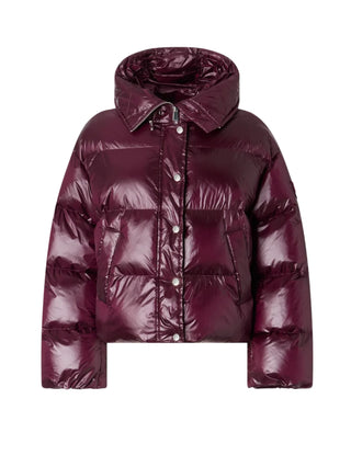 Pinko piumino donna Impasto con cappuccio borgogna 105656-A3FI RR7 PINKO 