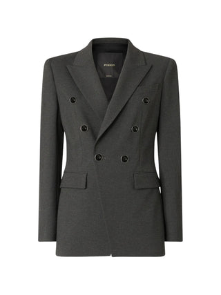 Pinko giacca blazer doppiopetto donna Hibiscus grigio 107438-A3AH I76 PINKO 