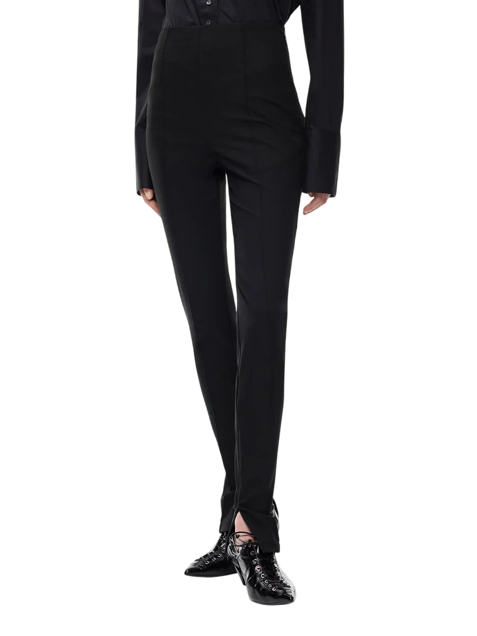 Pinko pantaloni Astra skinny in tessuto bistretch nero