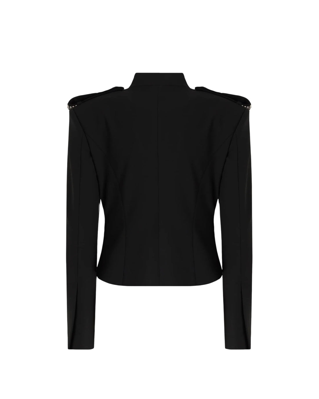 Pinko giacca donna Mini con bottoni gioiello nero