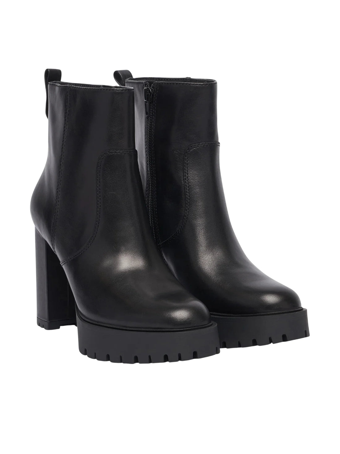 Pinko stivaletti alti tronchetto Clara in pelle nero