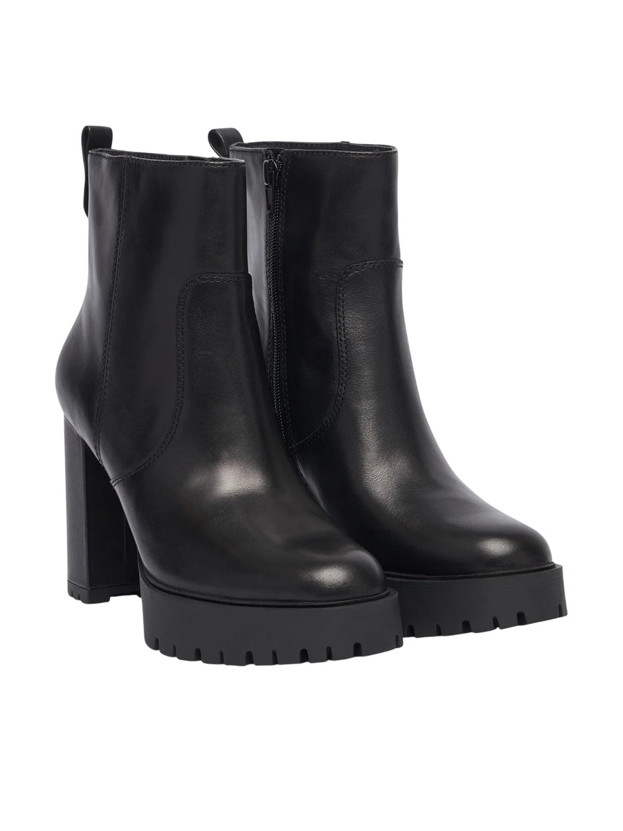 Pinko stivaletti alti tronchetto Clara in pelle nero SD0577P001 Z99 PINKO 