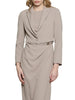 Relish giacca crop Cassellim monopetto donna tortora