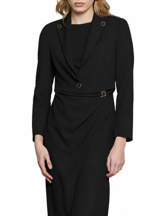 Relish giacca crop Cassellim monopetto donna nero CASSELLIM 1199 RELISH 