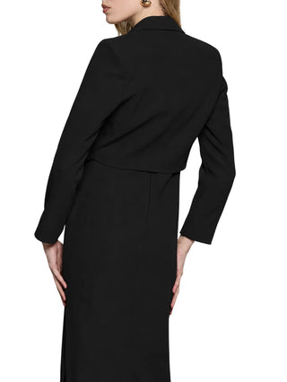 Relish giacca crop Cassellim monopetto donna nero CASSELLIM 1199 RELISH