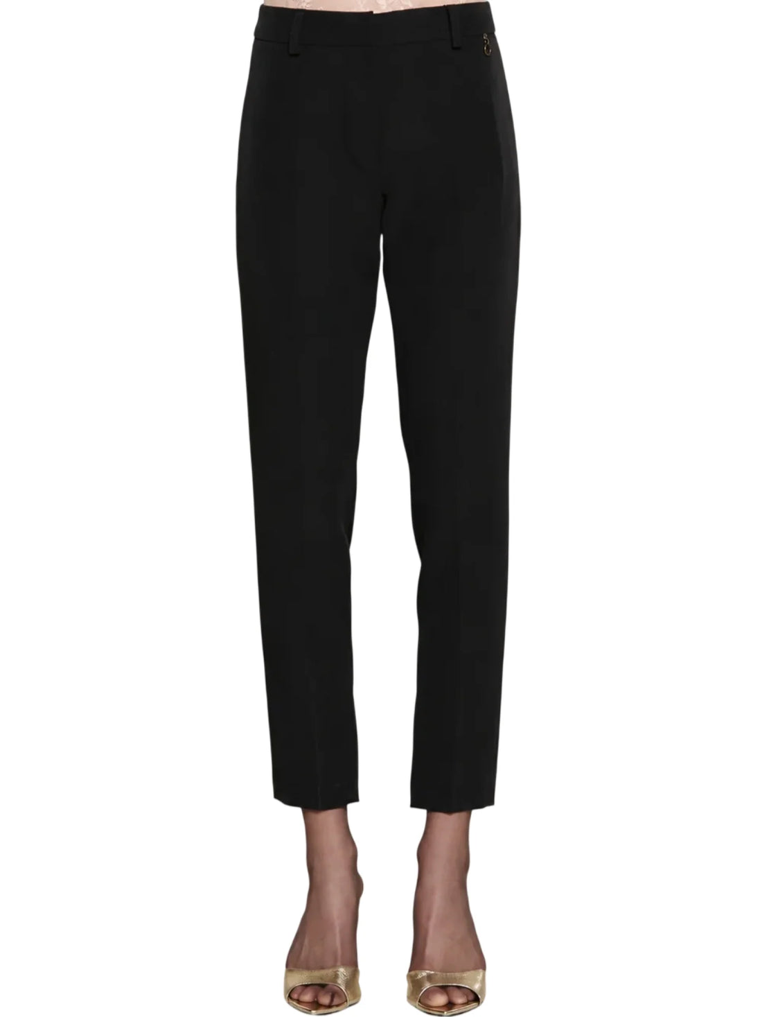 Relish pantaloni sigaretta Cisalina nero