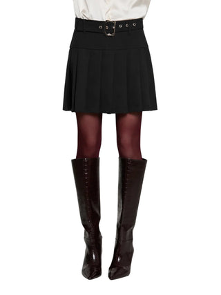 Relish gonna corta a pieghe con cintura Harrys nero HARRYS 1199 RELISH 