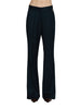 Relish pantaloni a zampa Iussis gessati donna blu notte