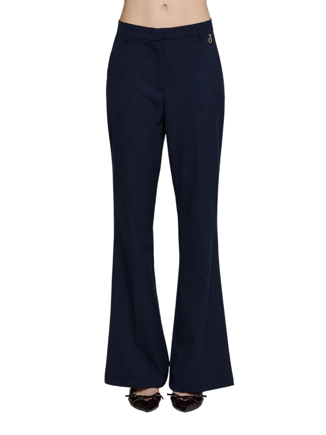 Relish pantaloni a zampa Iussis donna blu