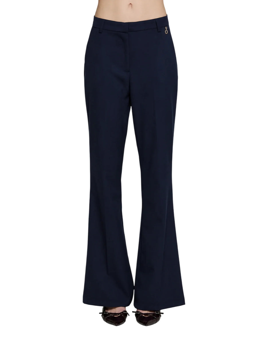 Relish pantaloni a zampa Iussis donna blu