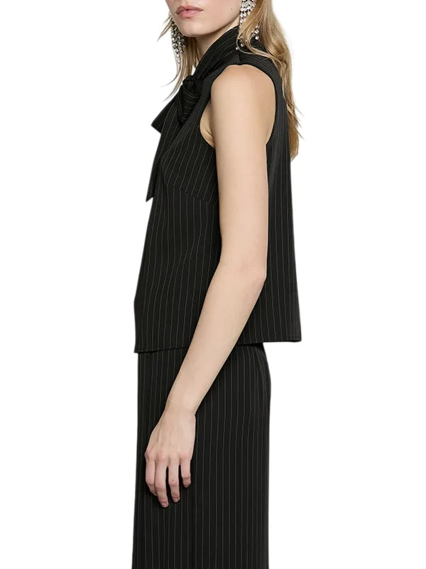 Relish blusa smanicata donna Moussa nero