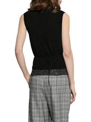 sman.collo alto fondo paillettes+ cint.fiore strass OPERATOR 1199 RELISH