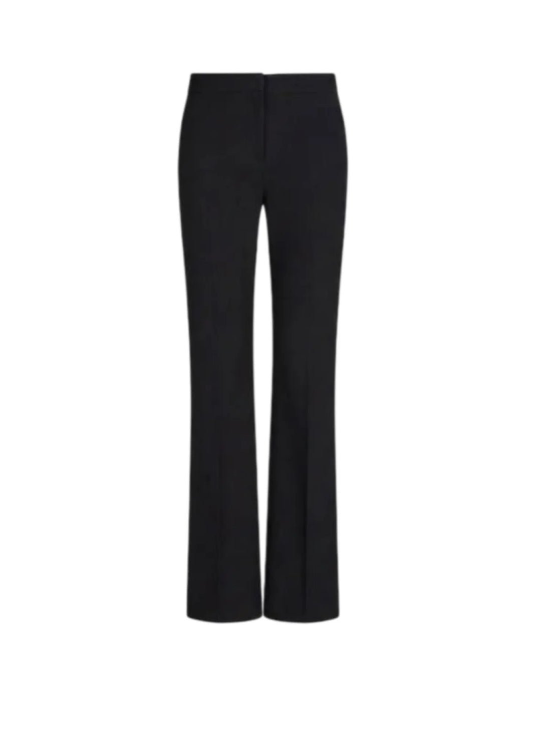 Sandro Ferrone pantaloni flare donna in tessuto tecnico Gami nero