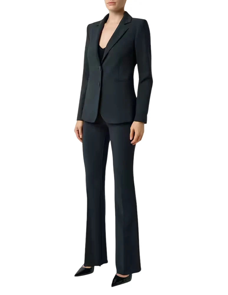 Sandro Ferrone giacca blazer donna monopetto Basile verde bosco
