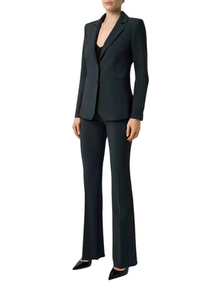 Sandro Ferrone pantaloni a zampa donna verde bosco S18YBGMOSCHINO FOREST Sandro FERRONE 