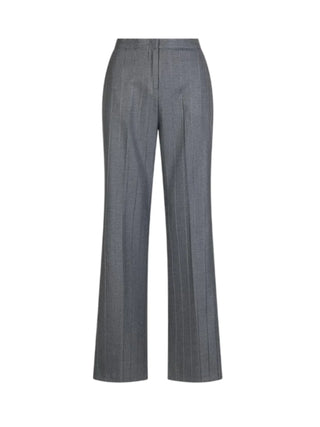 Sandro Ferrone pantaloni flare donna trama gessata grigio S25YBGFRENCH GRIGIO Sandro FERRONE 