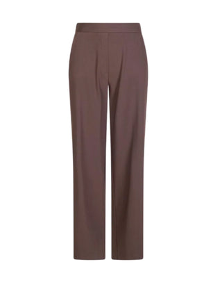 Sandro Ferrone pantaloni palazzo donna misto modal marrone S39YBGFPALAZZOVIC NOCE Sandro FERRONE 