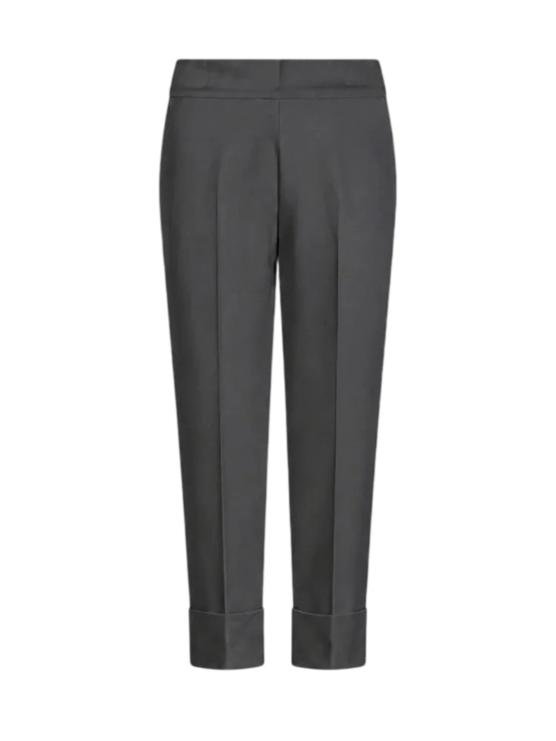 Sandro Ferrone pantaloni donna con risvolto Furfa Touch grigio