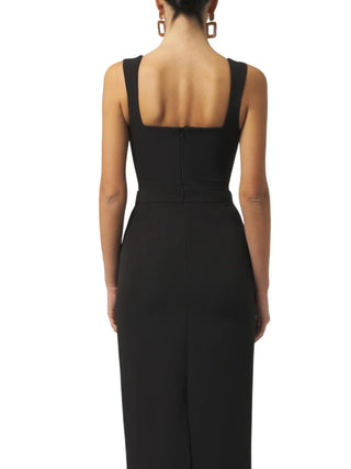 Silence top crop Amber donna nero NP1001AMBER BLACK SILENCE