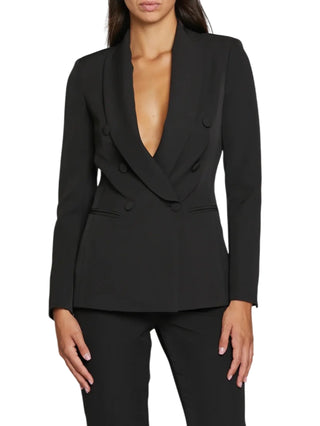 Silence giacca blazer doppiopetto donna Daily nero NP5059DAILY BLACK SILENCE 