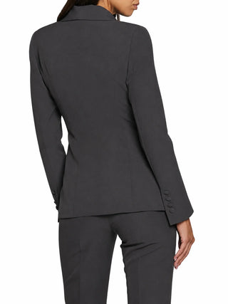 Silence giacca blazer doppiopetto donna Daily grigio antracite