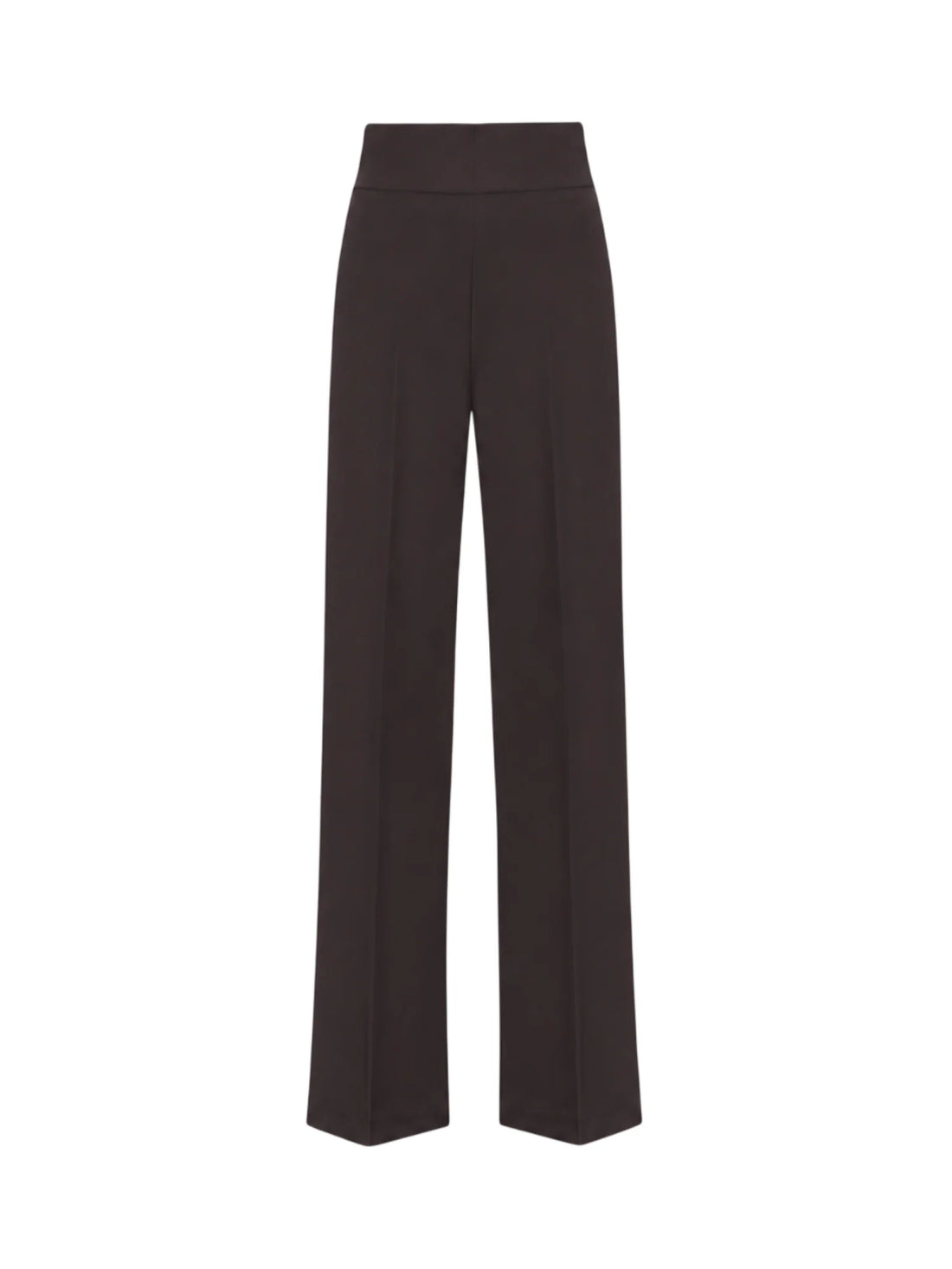 Silence pantaloni flare donna Betty marrone