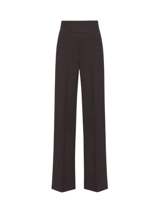 Silence pantaloni flare donna Betty marrone SD2025PY DARK BROWN SILENCE 